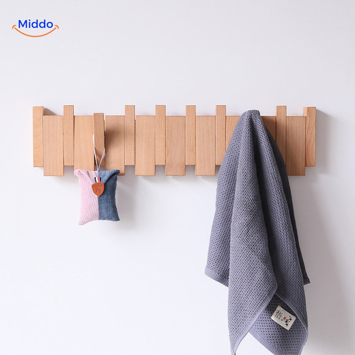 Wooden Piano Style Wall Hook | Handmade Organizer