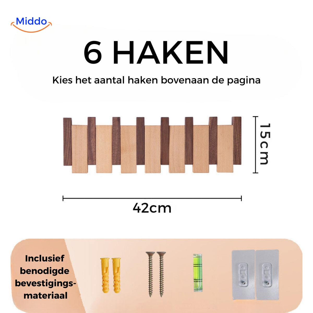 Wooden Piano Style Wall Hook | Handmade Organizer