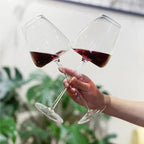 Handmade Wine and Champagne Glasses Set with Refined Design