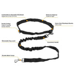 Hands Free Dogs Leash Waist Belt