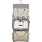 Hanging HandBag Organizer with 6 Pockets Closet Purse Storage