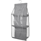 Hanging HandBag Organizer with 6 Pockets Closet Purse Storage