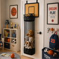 Hanging Storage Organizer | Basketball Hoop Design | For Laundry & Toys