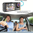 HD 1080P Car Dual Camera with IR Night Vision Loop Recording 2" IPS Screen