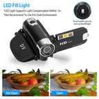 HD 1080P Digital Video Camcorder 16x Zoom DV Camera