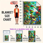 HD Digital Print Flannel Throw Blanket