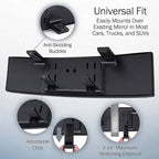 HD Wide-Angle Rearview Mirror for Cars, SUVs and Trucks