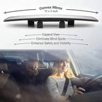 HD Wide-Angle Rearview Mirror for Cars, SUVs and Trucks