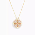 Heart Necklace | Convertible Pendant | Sparkling Lucky Motif Eye-Catcher
