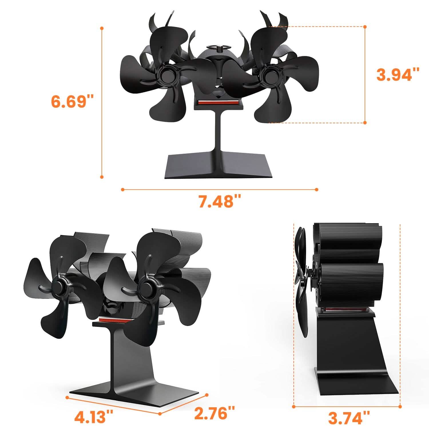 Heat Powered Wood Stove Fan