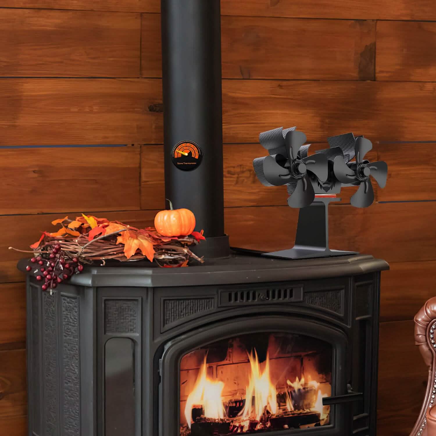 Heat Powered Wood Stove Fan