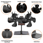 Heat Powered Wood Stove Fan