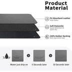 Heat Resistant Drainer Mat with Non-Slip Rubber Back