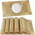 Heat-Resistant PVC Placemats - Washable & Non-Slip Table Mats