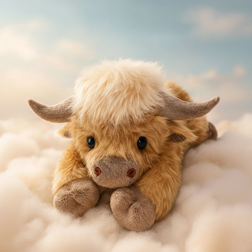 Highland Cow Plush Toy: Ultra-Soft & Rustic Charm