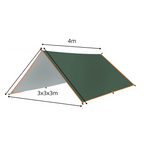 Heavy Duty Tarp Waterproof Camping Grommet Reinforced