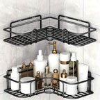 Heavy-Duty Triangle Wall Mounted Shower Caddy Rack