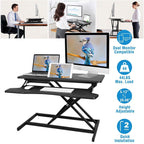 Height Adjustable Standing Desk Converter Workstation