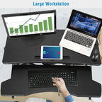 Height Adjustable Standing Desk Converter Workstation