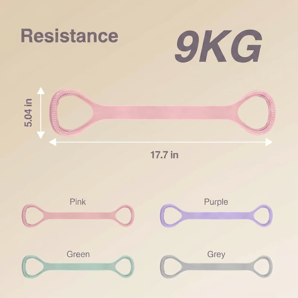 Silicone Figure 8 Resistance Exercise Bands
