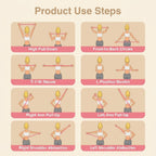 Silicone Figure 8 Resistance Exercise Bands