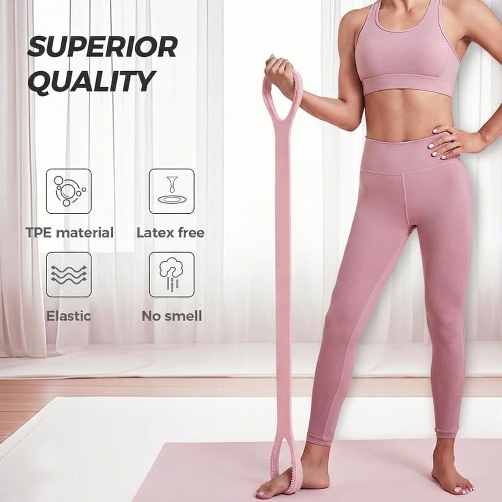 Silicone Figure 8 Resistance Exercise Bands