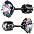 High-End Synthetic Zirconia Earrings