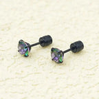 High-End Synthetic Zirconia Earrings