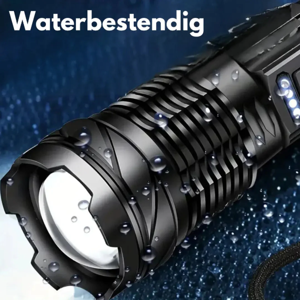 5000 Lumen Powerful Tactical Flashlight with USB
