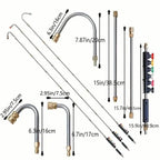 High Pressure Washer Extension Wand, 1/4" Quick Connect Power Washer Lance With 6 Nozzle Tips