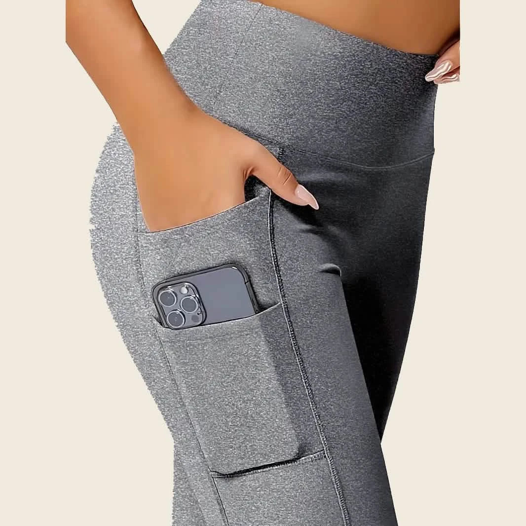 High Rise Butt Lifting Seamless Leggings with Phone Pockets