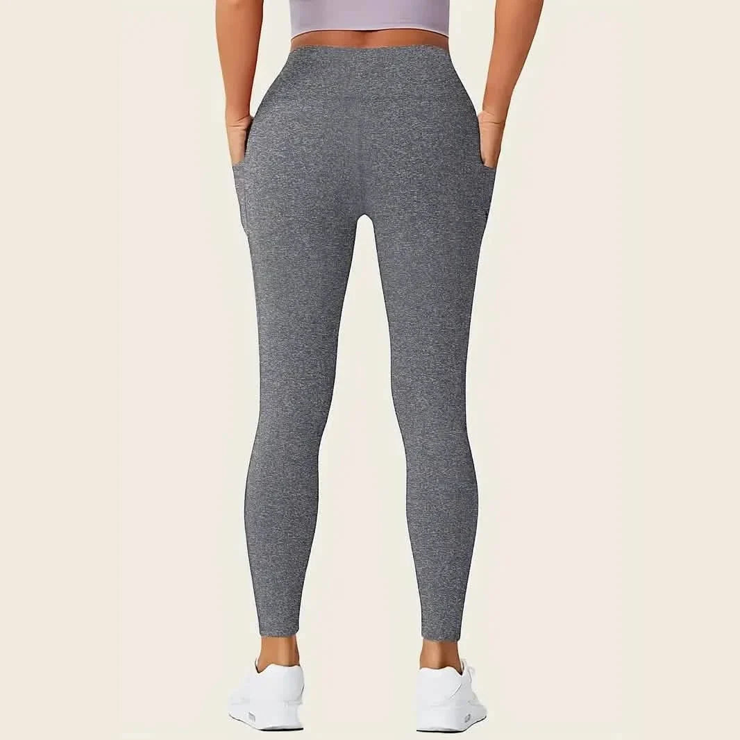 High Rise Butt Lifting Seamless Leggings with Phone Pockets