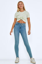Women's Skinny Fit High-Waisted Denim