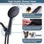 9-Spray Handheld Shower Head Set with Hose and Shower Arm Mount