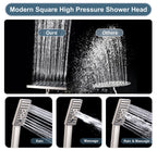 Dual Shower Head-Rain Shower Head with Handheld Shower Set, Diverter