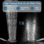 Handheld Shower Head, 9-Spray Showerhead with 69" Hose, Bracket