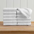 100% Cotton Woven Texture Bath Towel Set - Marbella Collection