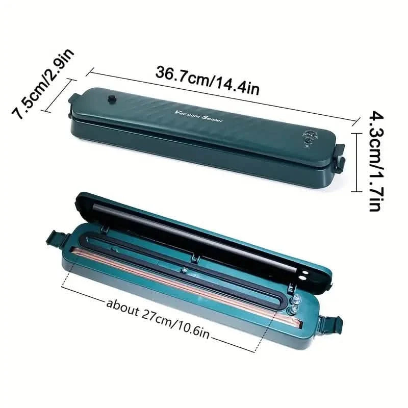 Home Automatic Food Sealer System-Dual Mode (Sealed & Vacuum)