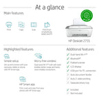 HP DeskJet 2755 All-in-One Inkjet Printer Scanner and Copier (Refurbished)
