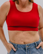 Classic Wide Strap Tank Halftee