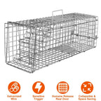 Humane Live Animal Rodent Cage Collapsible Galvanized Wire