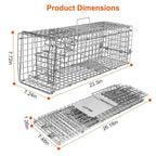Humane Live Animal Rodent Cage Collapsible Galvanized Wire