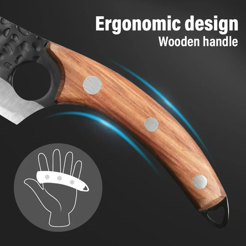 Japanese Handmade Chef Knife - Forged Steel Kitchen Knife