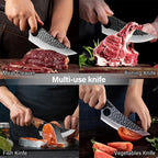 Japanese Handmade Chef Knife - Forged Steel Kitchen Knife