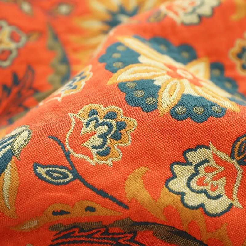 HyggeHaven Cover – Boho Cotton Blanket for Cozy Living Spaces