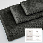 Cotton Textured Bath Towel Set - Acacia Collection