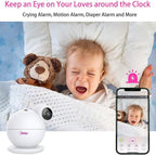 iBaby M8 2K Smart Baby Monitor, 355° Pan 110° Tilt and 2-Way Talk  (Refurbished)