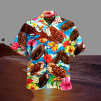Playful Summer Ice Cream Print Shirt