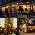 Icicle Snowfall Meteor Shower Outdoor Lights