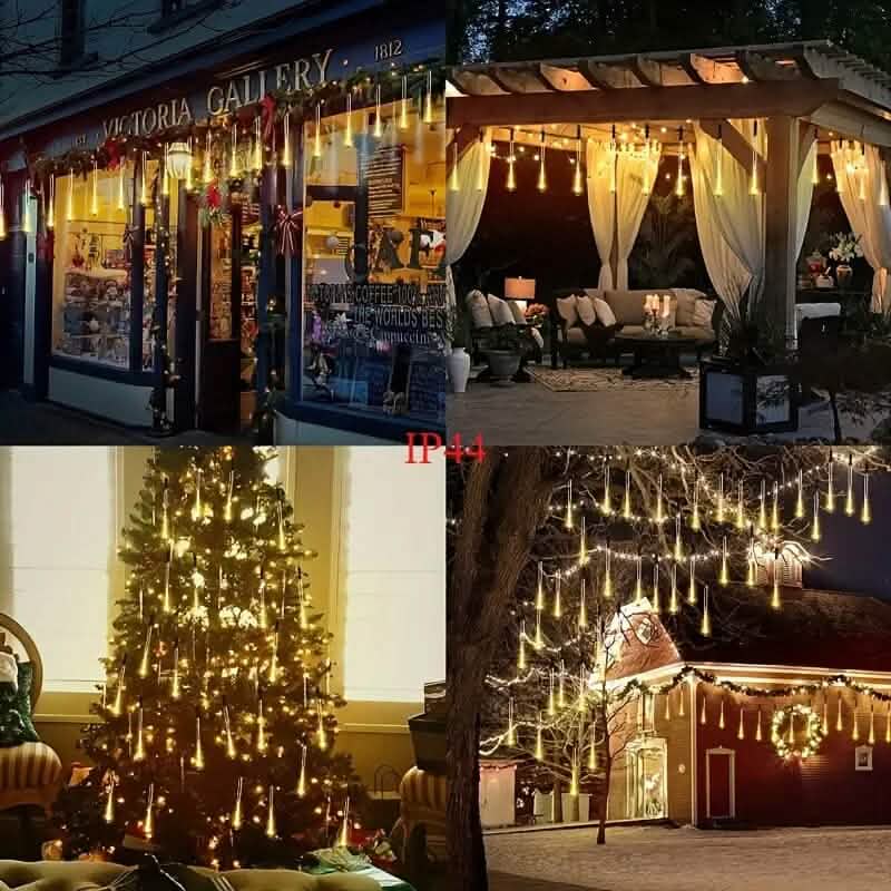 Icicle Snowfall Meteor Shower Outdoor Lights